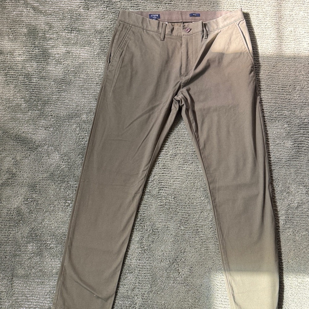 J. Crew Men's Olive Chinos